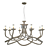 Elegant Crystal Chandelier "Preciosa_Tourbillon 3D model small image 1