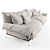 Sleek Chat 12 Sofa 3D model small image 2