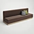 Sleek Bar & Restaurant Sofa 3D model small image 1