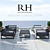 Restoration Hardware Aegean Sofa Set 3D model small image 1