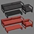 Restoration Hardware Aegean Sofa Set 3D model small image 9