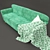 Green Corona Sofa 3D model small image 1