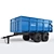 Detailed Tractor Trailer Model 3D model small image 1