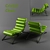 Ergonomic Foldable Cricket Chair 3D model small image 1