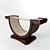 Decodieci Console: Natural Wood Elegance 3D model small image 1