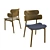 Stylish Bands Armchair 3D model small image 1