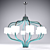 Medieval Spiral Chandelier 3D model small image 1