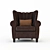 Sleek & Stylish SAVINA Chair 3D model small image 2