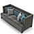 Troscan Dunne Daybed: Sleek & Stylish Comfort 3D model small image 1