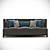 Troscan Dunne Daybed: Sleek & Stylish Comfort 3D model small image 2