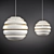 Modern Pendant Light: Stylish Ceiling Illumination 3D model small image 1