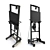 Industrial Steel Easel on Casters 3D model small image 1