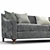 Elegant Brindley Harrogate Sofa 3D model small image 3