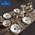 Elegant Villeroy&Boch Tableware 3D model small image 1