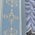 Elegant French Tapestry Curtain 3D model small image 2