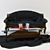 3-Piece Living Room Set: Sofa, Chair, and Table 3D model small image 2