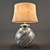 Elegant Nadia Hashed Table Lamp 3D model small image 1