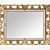 Golden Classic Mirror 3D model small image 1