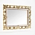 Golden Classic Mirror 3D model small image 2