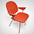 WH Gispen 202 Chair - Modern Elegance 3D model small image 3
