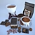 Decadent Chocolate Decor Kit. 3D model small image 1