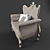 ErgoComfort BF Chair 3D model small image 2