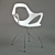 Sophisticated Dafne Metalmobile Chair 3D model small image 2