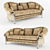 Elegant Seating: Classic Sofa 3D model small image 1