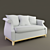 ElegantLouvre 750 Sofa 3D model small image 1