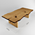 Compact Folding Table: Easy Storage & Portability 3D model small image 1