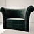 Title: Velvet Armchair with Texture Masks 3D model small image 2