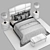 Luxury Fendi George Bed 3D model small image 3