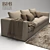 Maxalto B&B Italia Omnia Sofa 3D model small image 1