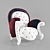 Elegant Tiffany Chair 3D model small image 1