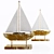 Nautical Delight: Decorative Ship 3D model small image 2