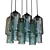 Nichemodern 6-Pack Canopy: Modern Designer Ceiling Light 3D model small image 2