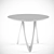 Prismea Round Glass Table 3D model small image 2