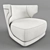 Elegant Etienne Armchair - Baxter 3D model small image 1