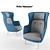 The Relaxing Ro Chair: Designed by Fritz Hansen 3D model small image 1
