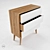 D1 Oak Veneer Commode 3D model small image 3