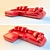 Custom-made Sofa: 3800mm Width, 2200mm Length 3D model small image 1