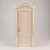Elegant Wooden Doors for Luigi XVI Style 3D model small image 1