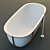 Agape Cuna - Stylish Designer Bathtub 3D model small image 2