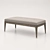 Elegant Modern Moment Bench - Barbara Barry Collection 3D model small image 1