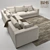 MAXALTO B&B Italia Omnia Sofa 3D model small image 2