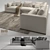 MAXALTO B&B Italia Omnia Sofa 3D model small image 3