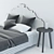 Gervasoni Grey 80 E Bed by Paola Navone 3D model small image 2