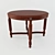 Title: Classic Style Wooden Table 3D model small image 1