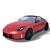 Red Sports Car 3D model small image 1