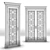 Elegant Corona A6 Interior Door 3D model small image 2